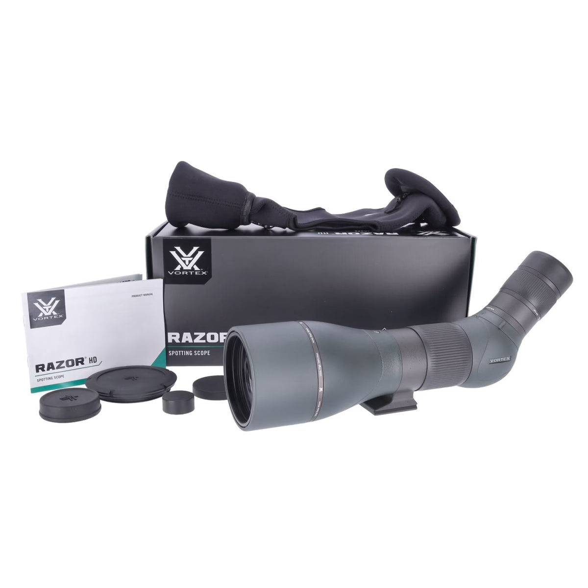 Vortex Razor HD 27-60x85 Spotting Scope - Gehoekt
