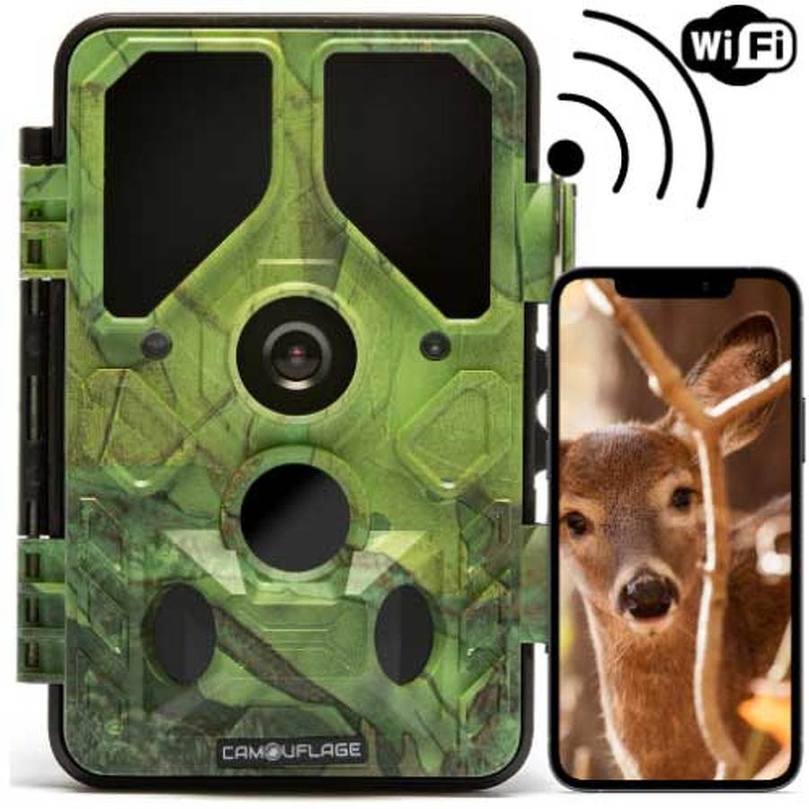 Camouflage wildcamera EZ45 wifi met verzending naar smartphone 