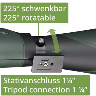 Longue-vue BRESSER Pirsch 25-75x100 Génération II avec Mise au Point DeLuxe 10:1