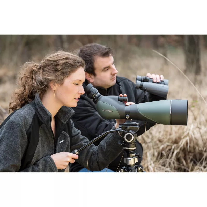 BRESSER Pirsch 25-75x100 Spotting Scope Generatie II met DeLuxe 10:1 Fijninstelling 