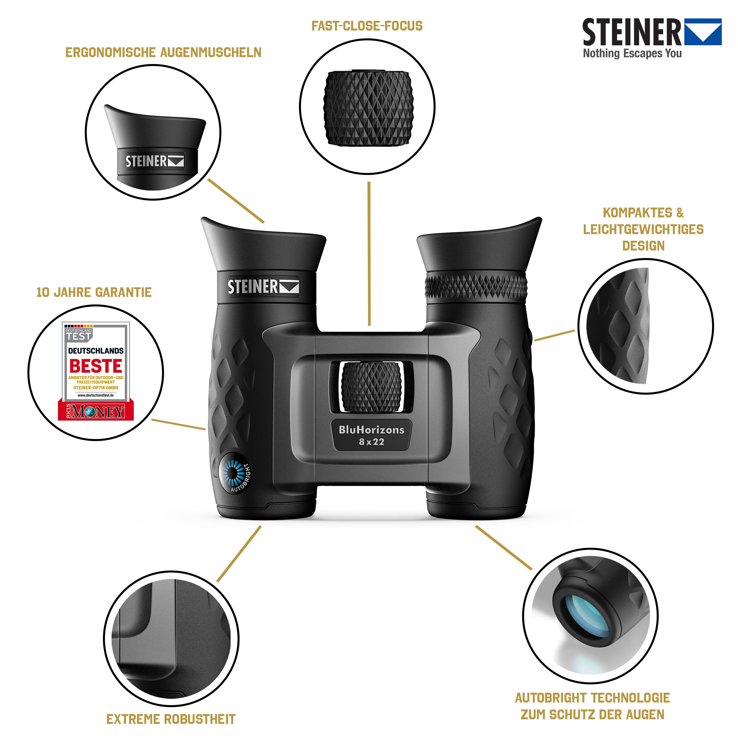 Steiner BluHorizons 8X22 verrekijker 
