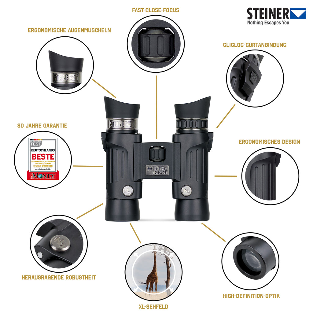 Steiner Wildlife 10,5X28 verrekijker 