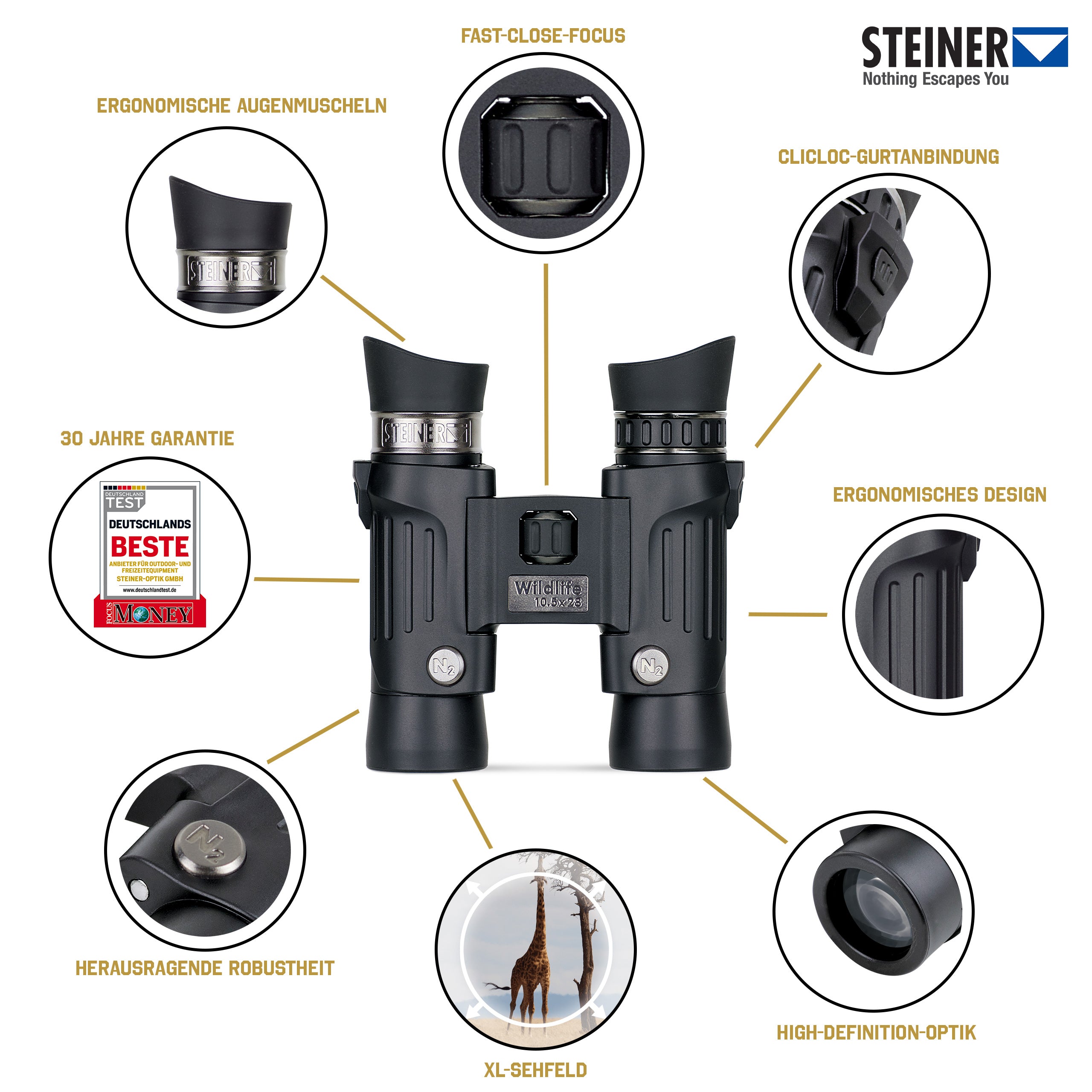 Steiner Wildlife 10,5X28 verrekijker 