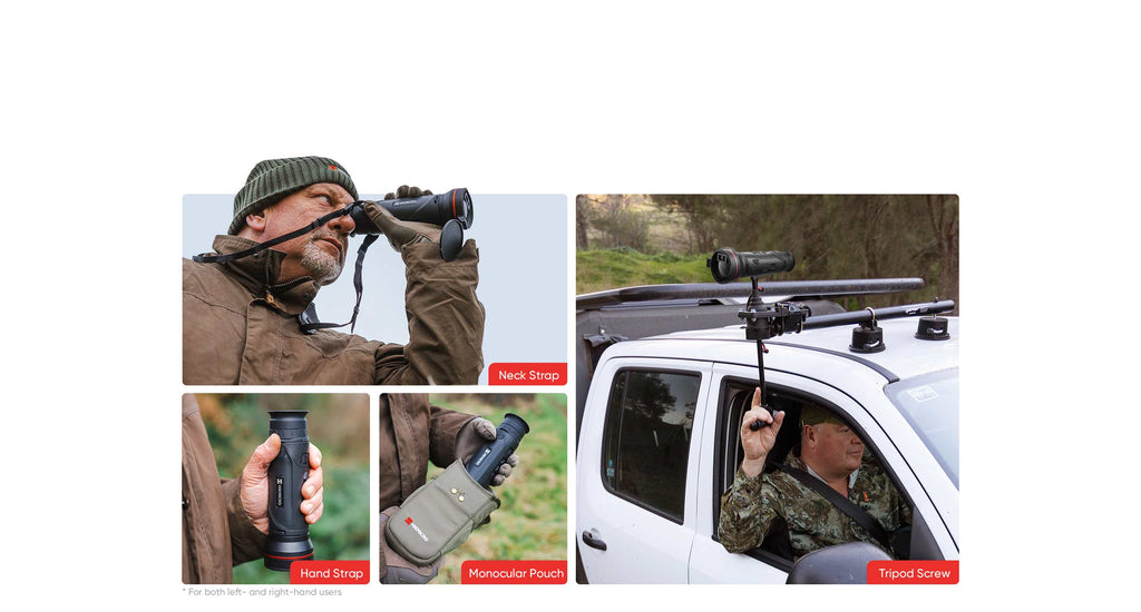 Hikmicro Falcon 2 FQ50LV 2.0 Thermische Monokijker met afstandsmeter 