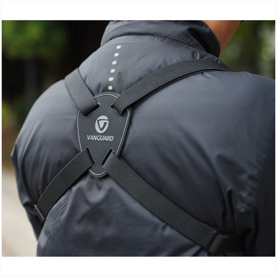 Vanguard harnas voor verrekijkers en camera VEO optic guard H BR 