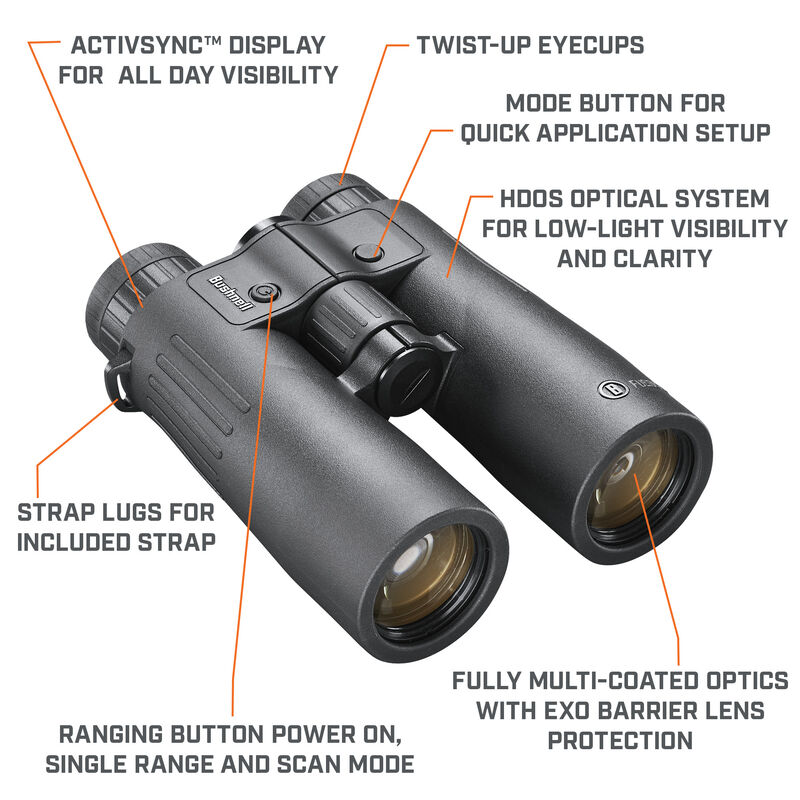 Bushnell FUSION X 10x42 afstandsmeter verrekijker 