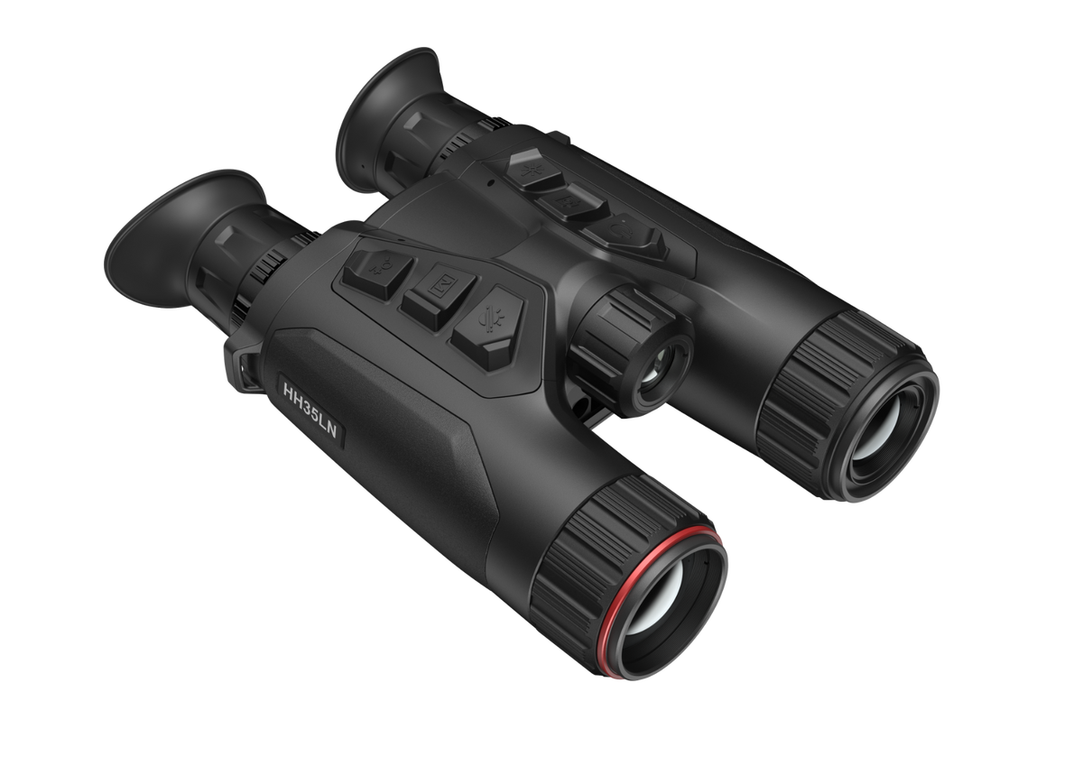 Hikmicro HABROK HH35LN optische en thermische verrekijker met geïntegreerde afstandsmeter 