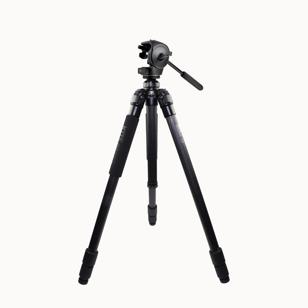 Kijkers Kite Optics KSP 80 HD 25-50X80 + Ardea CF statief met Manfrotto 128 RC videokop 